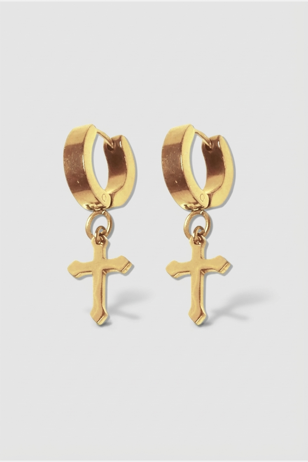 Pendientes cruz ALIENOR oro