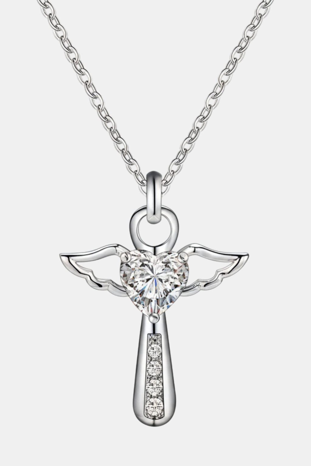 Collar Cruz Mujer<br> Alas de ángel