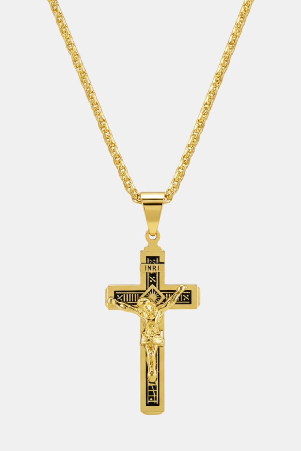 Collier Croix Crucifix INRI