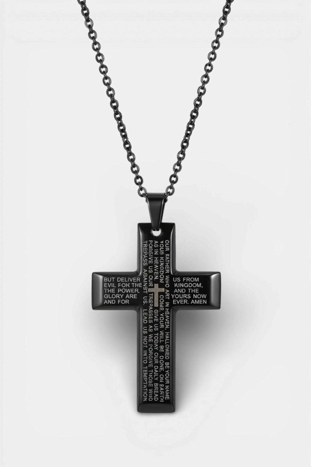 Collier Croix - Prière Du Seigneur