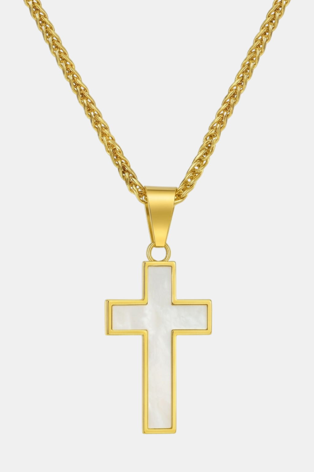 Pendentif Croix Nacre
