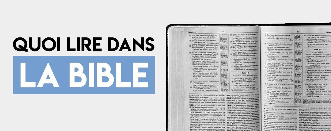 Quoi Lire Dans la Bible ?