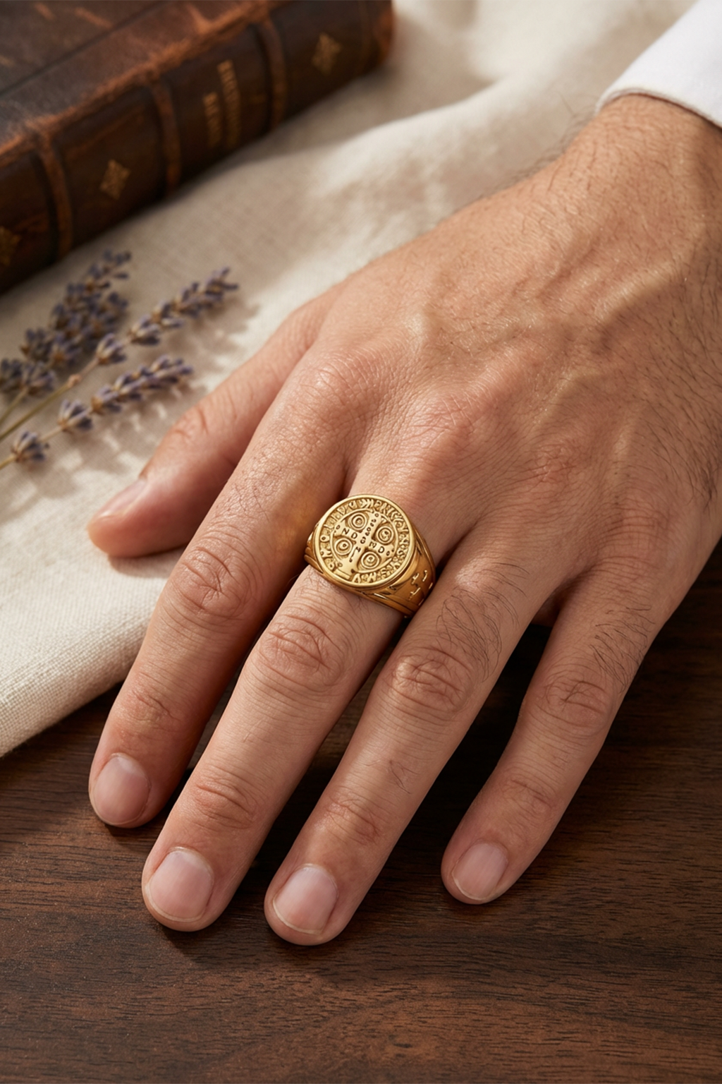 Anello medaglia<br> San Benedetto Doré