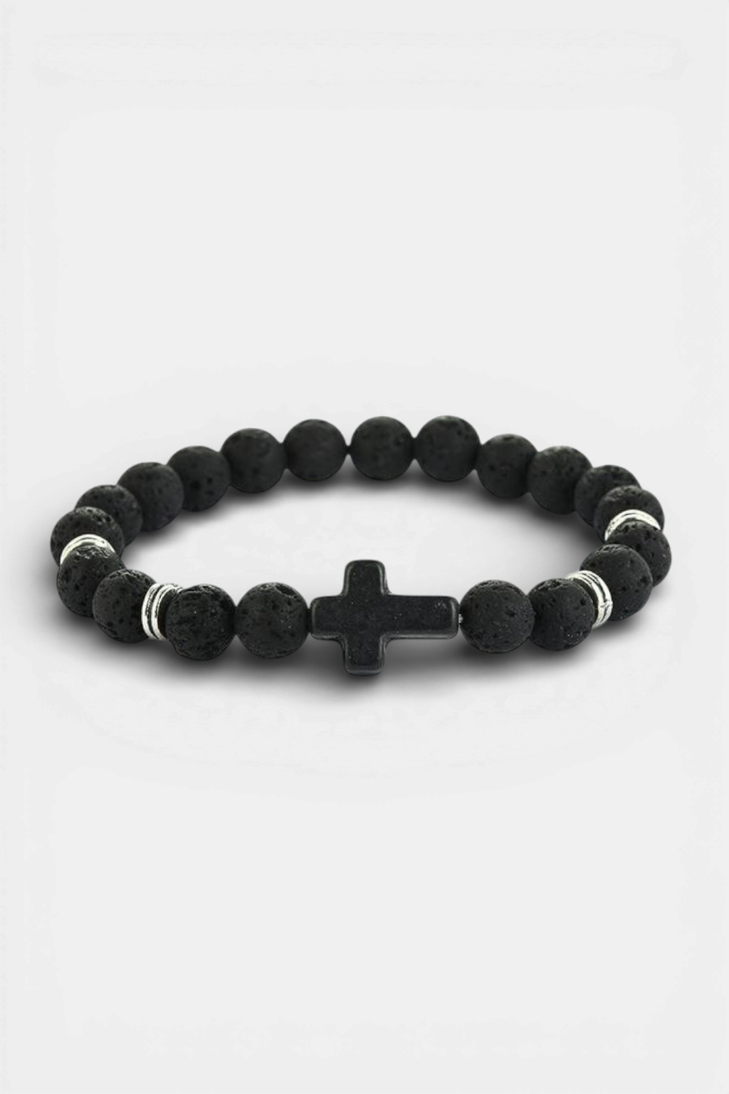 Bracelet Croix Perles - À Motifs