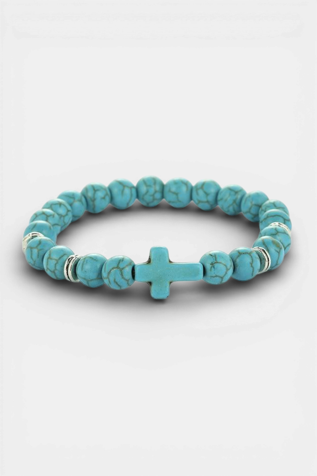 Bracelet Croix Perles - À Motifs