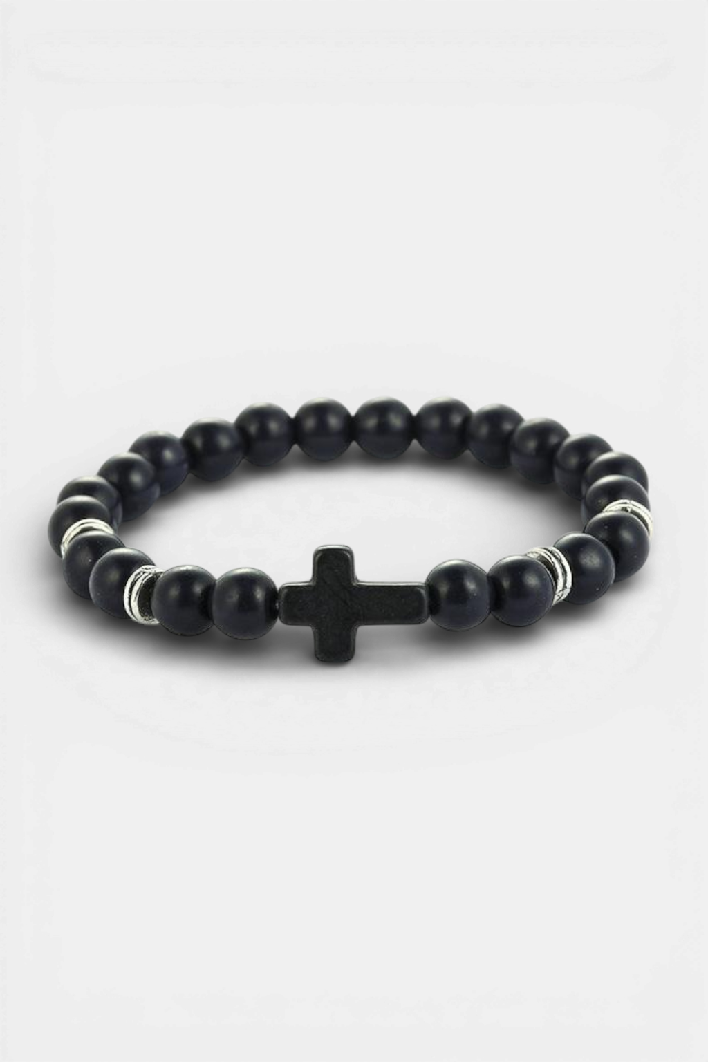 Bracelet Croix Perles - À Motifs