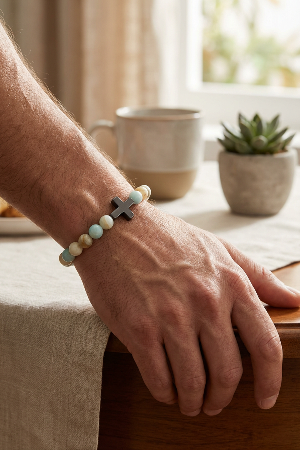 Bracelet Croix Perles - Motifs II
