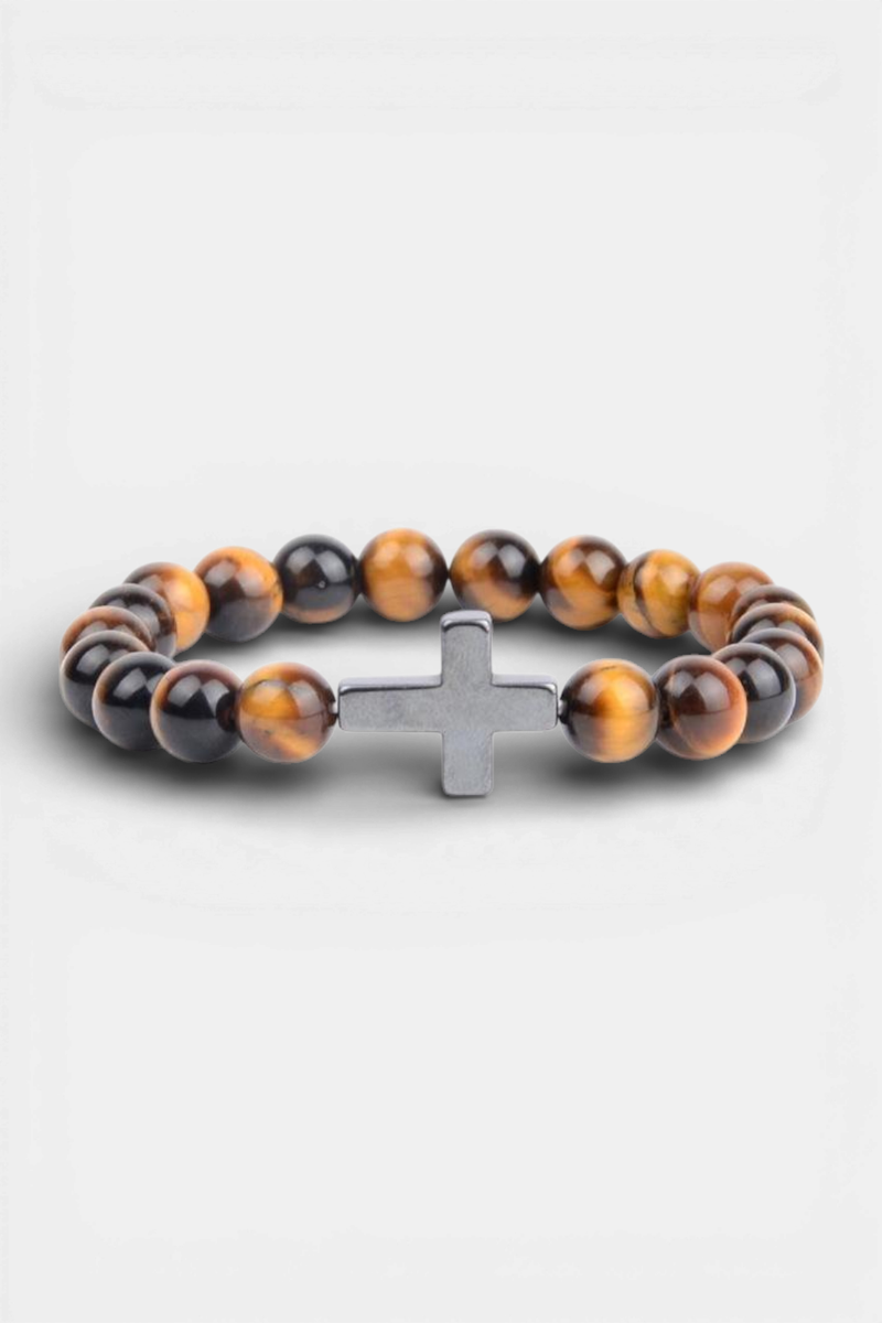 Bracelet Croix Perles - Motifs II