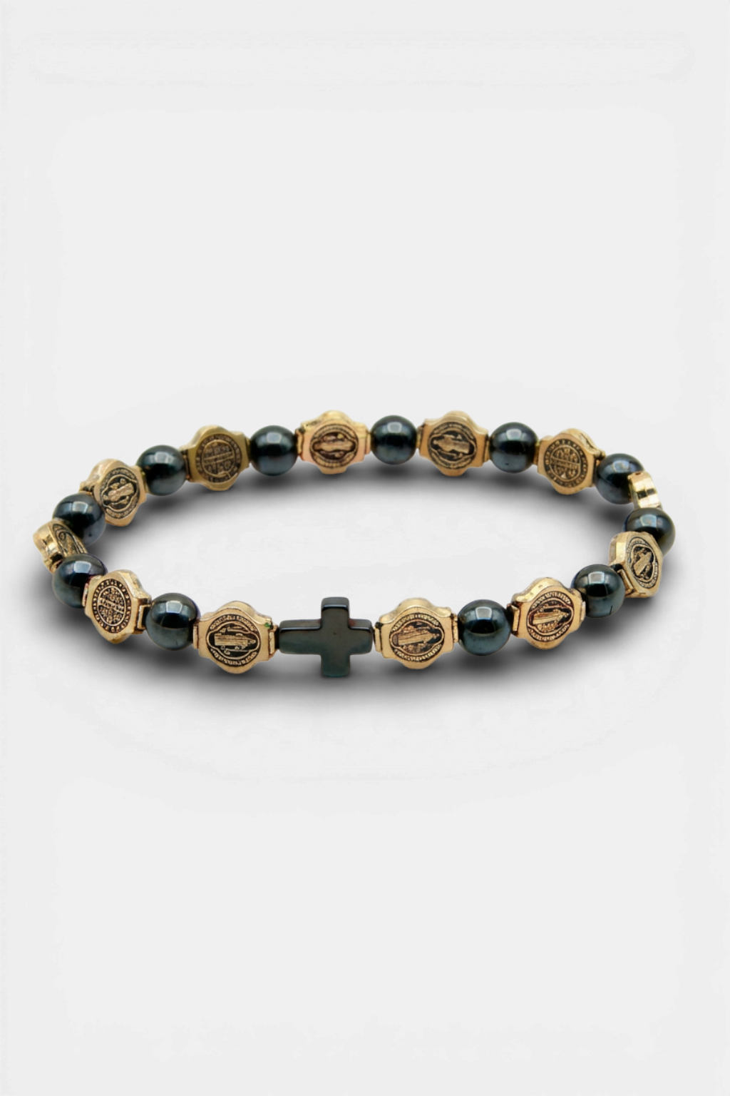 Combat rosary bracelet