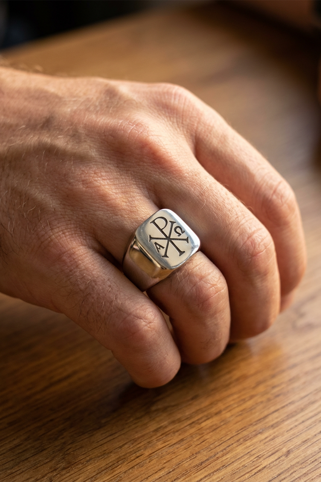 Chevalière Homme - Chi Rho