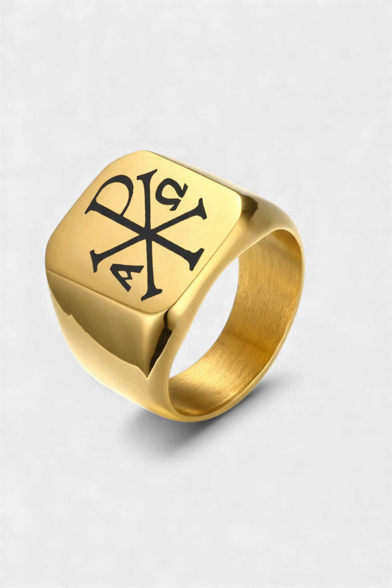 Chevalière Homme - Chi Rho II