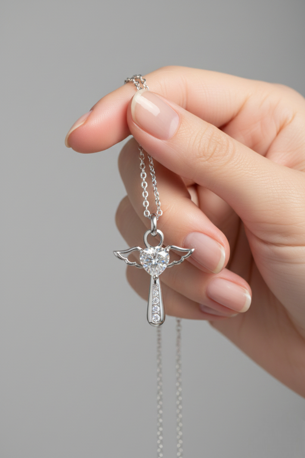 Collier Croix Femme - Ailes D'ange