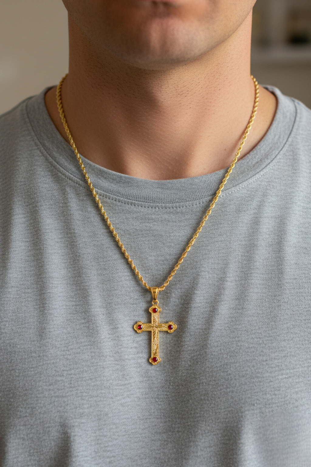Collier Croix Orthodoxe (Z.R)