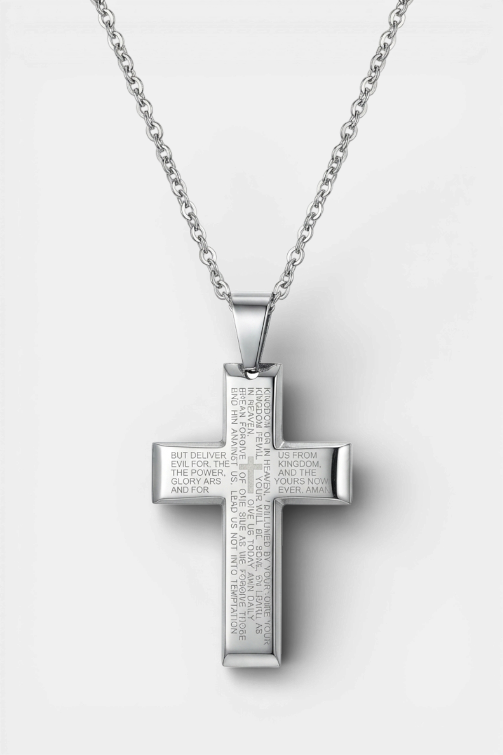 Collier Croix - Prière Du Seigneur