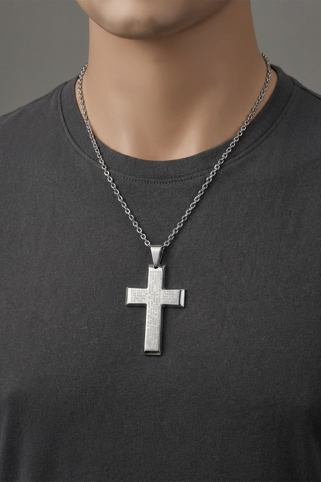 Collier Croix - Prière Du Seigneur