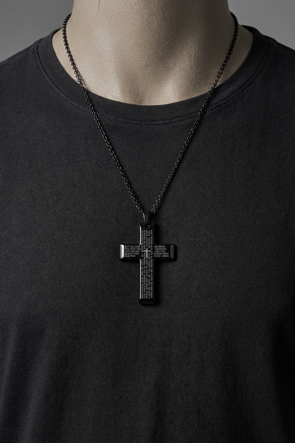 Collier Croix - Prière Du Seigneur