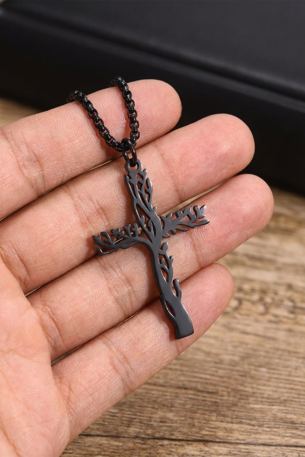 Pendentif Croix Arbre De Vie