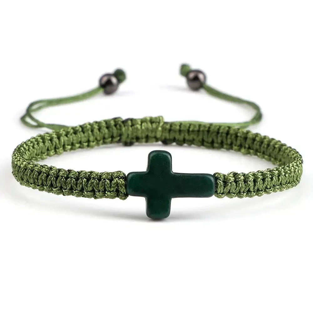 bracelet chapelet corde-Boutique Chrétienne