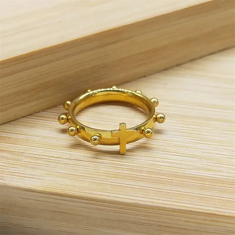 bague chapelet femme-Boutique Chrétienne