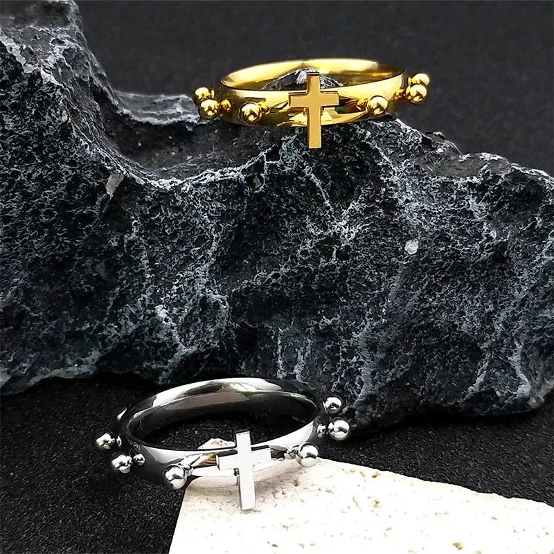bague chapelet femme-Boutique Chrétienne