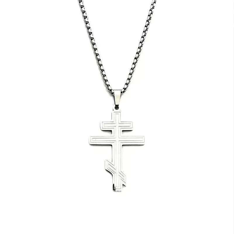 Pendentif croix orthodoxe-Boutique Chrétienne