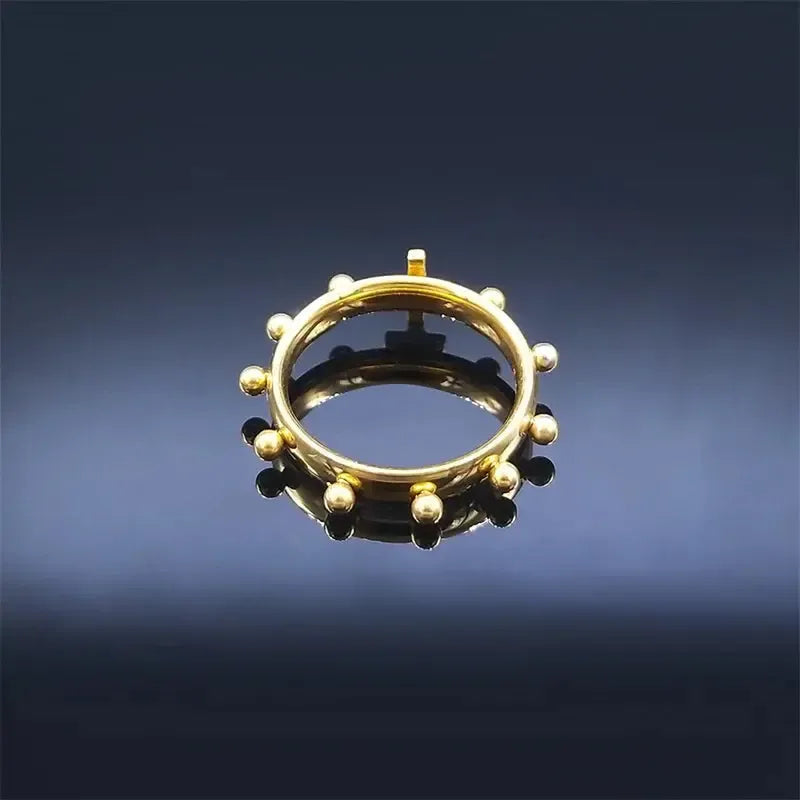 bague chapelet femme-Boutique Chrétienne