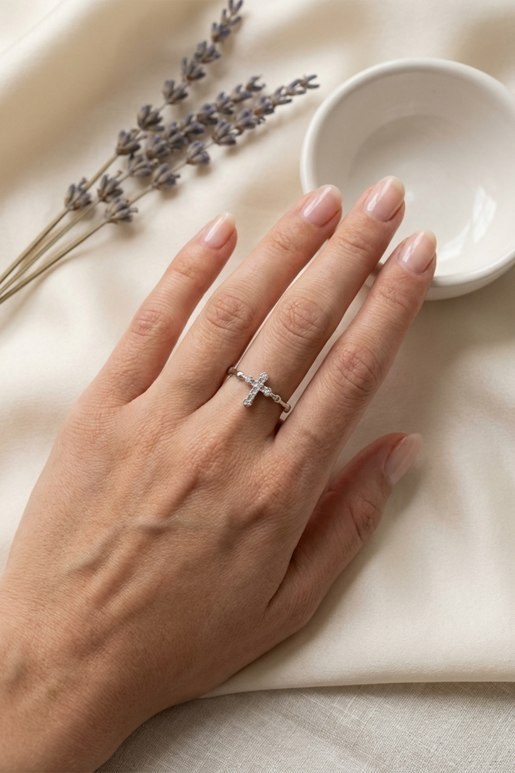 Bague Chapelet Argent