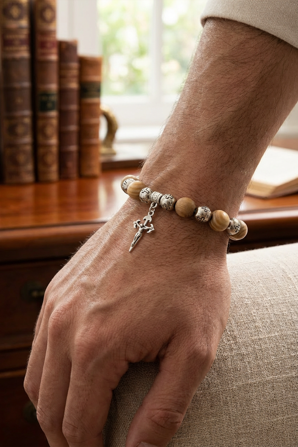 pulsera de rosario dizainier