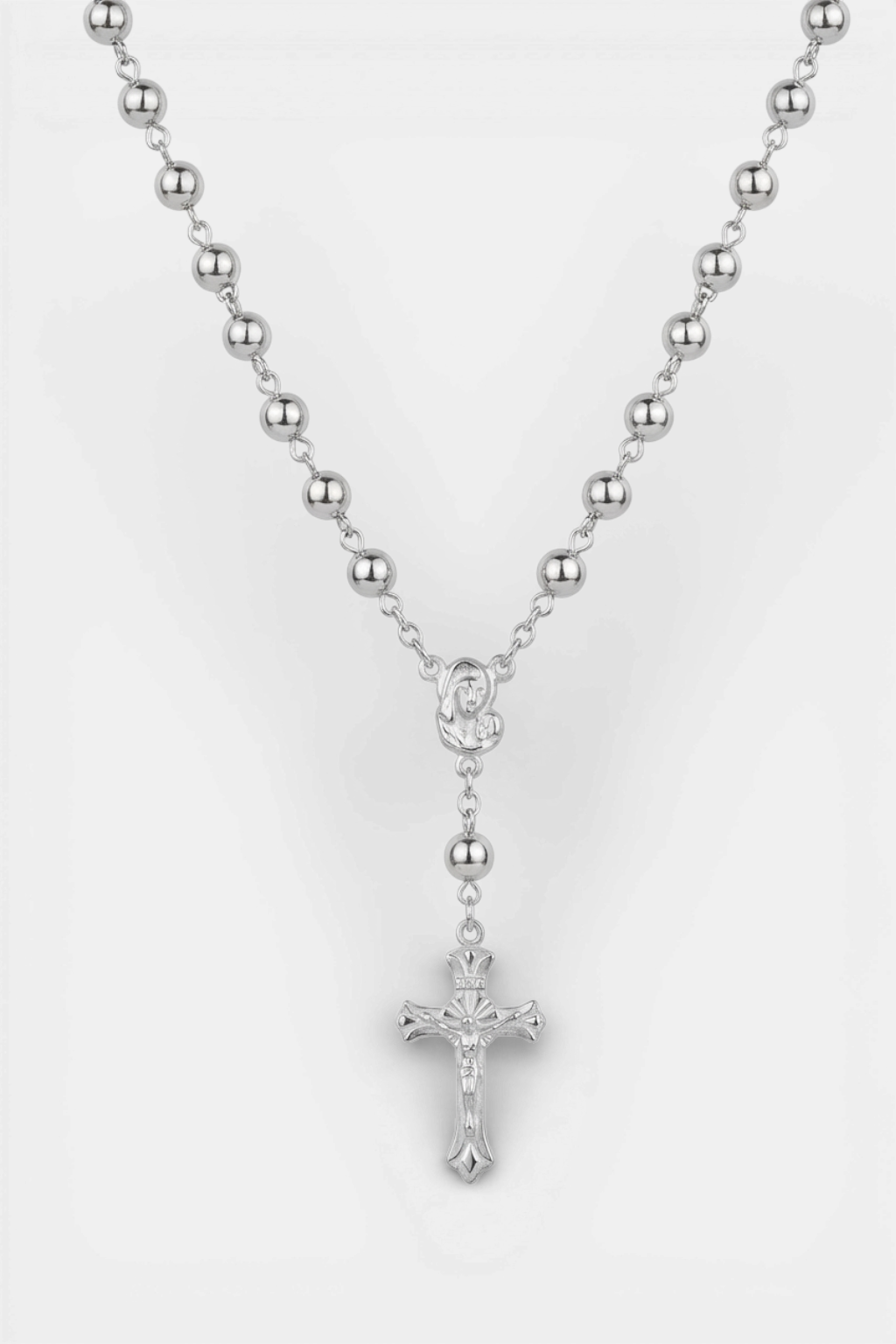 Chapelet En Argent - Modèle Femme
