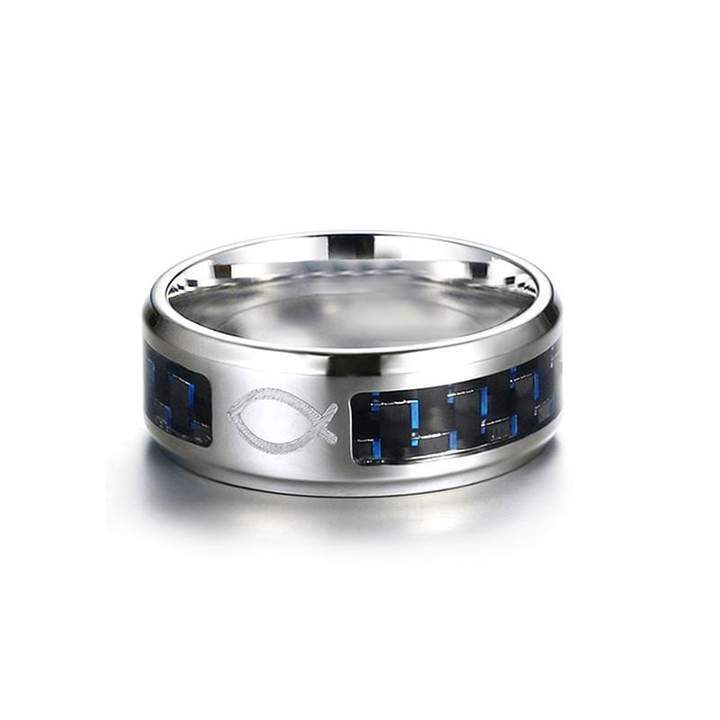 Bague Chrétienne <br>Symbole ICHTHYS-Boutique Chrétienne