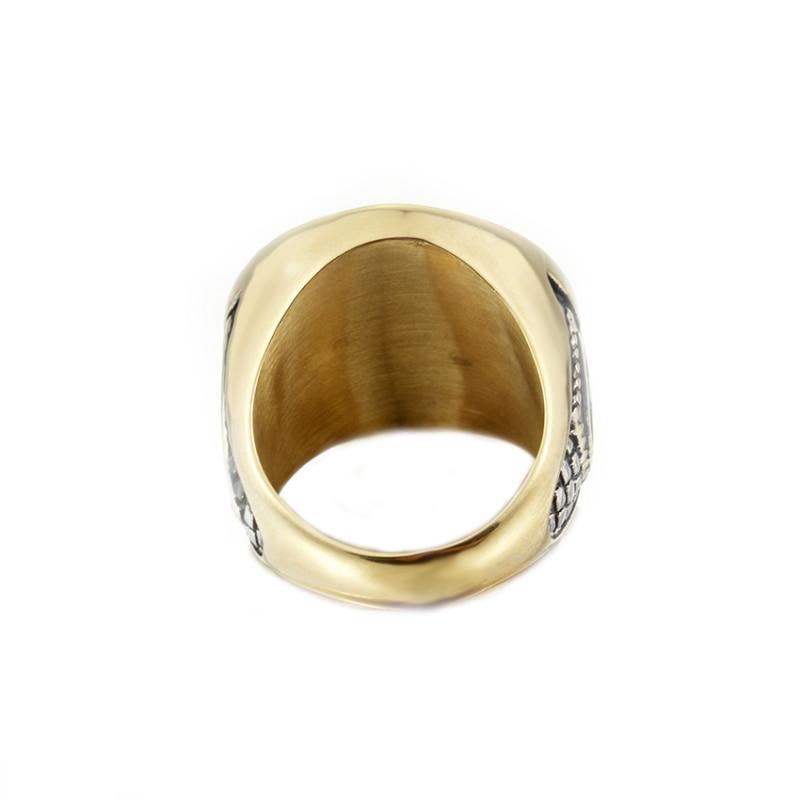 Bague Chevaliere<br> Croix Templier Or-Boutique Chrétienne