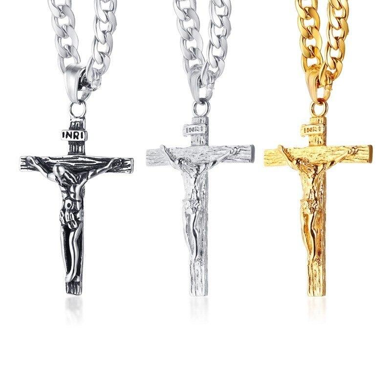 Collier Jésus </br> INRI Croix-Boutique Chrétienne