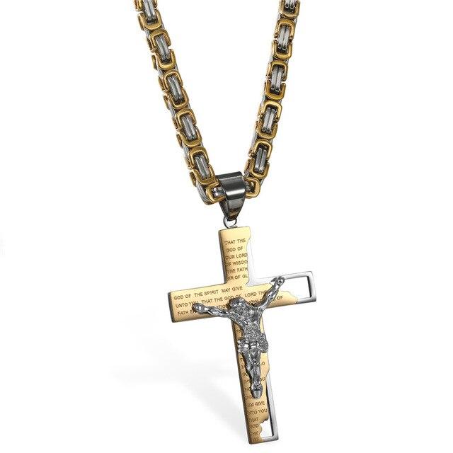 Collier Crucifix<br> Croix de Jésus-Boutique Chrétienne