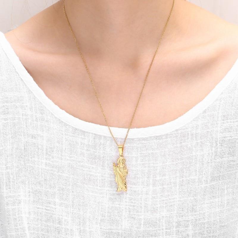 Pendentif Religieux<br> Saint Jude Or-Boutique Chrétienne