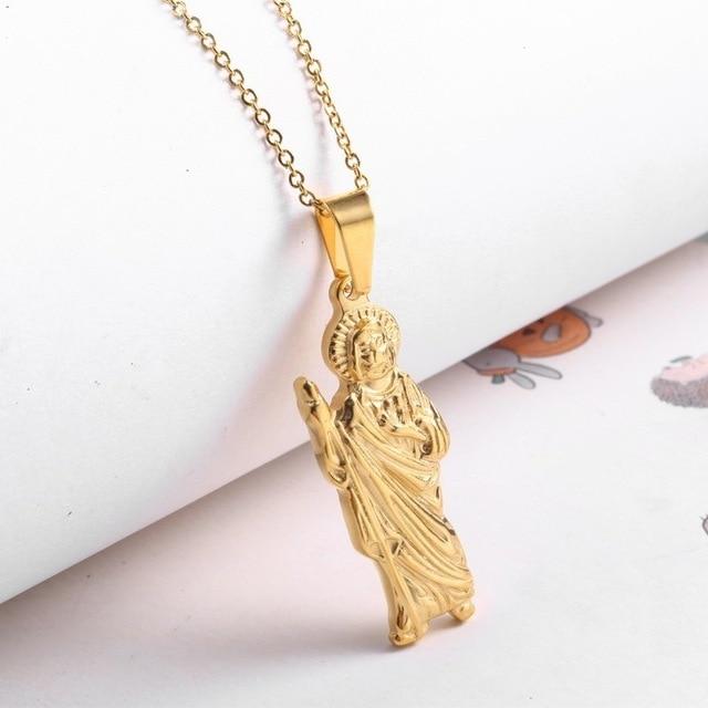 Pendentif Religieux<br> Saint Jude Or-Boutique Chrétienne
